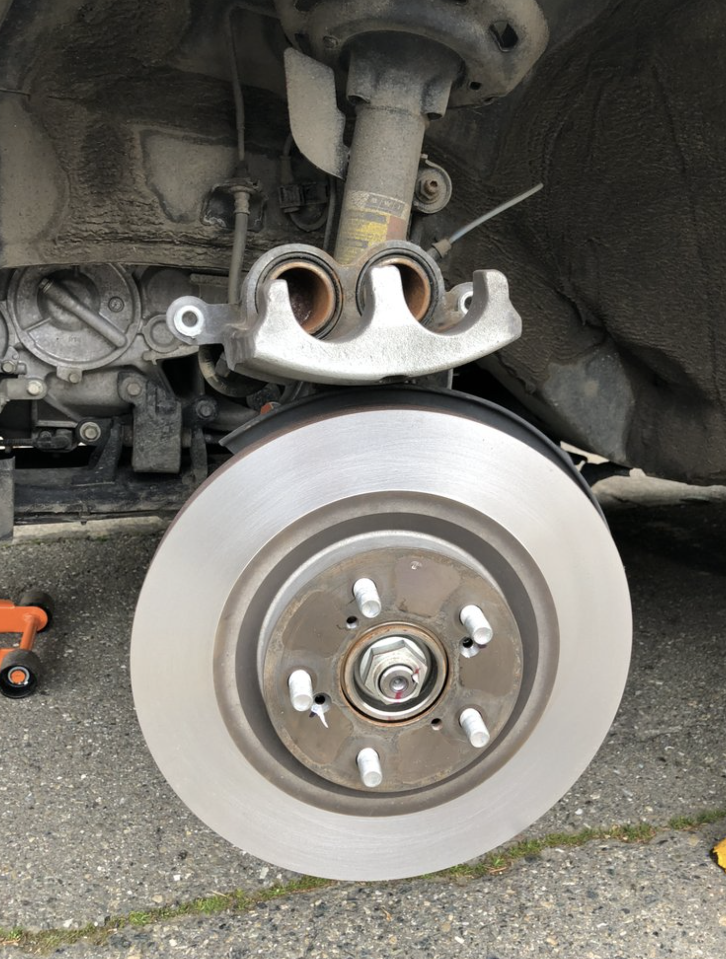 this image shows brake service in Folsom, CA